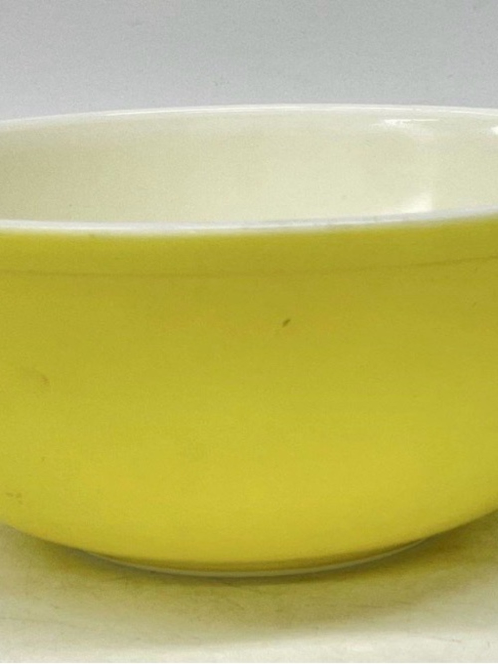 Vintage Pyrex Yellow Mixing Bowl 404
